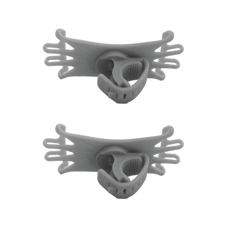 1/2/3pcs Rotatable Mobile Phone Bicycle Motorcycle Holder Bike Safe Bracket Silicone Support Silicone Pull Type Phone Stand Oasis Select 2pcs Grey