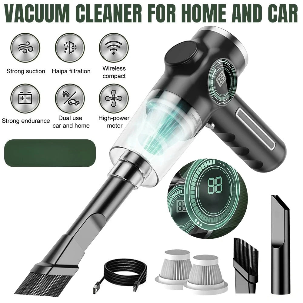 Cordless Handheld Vacuum 3500Pa – Car & Home Cleaner