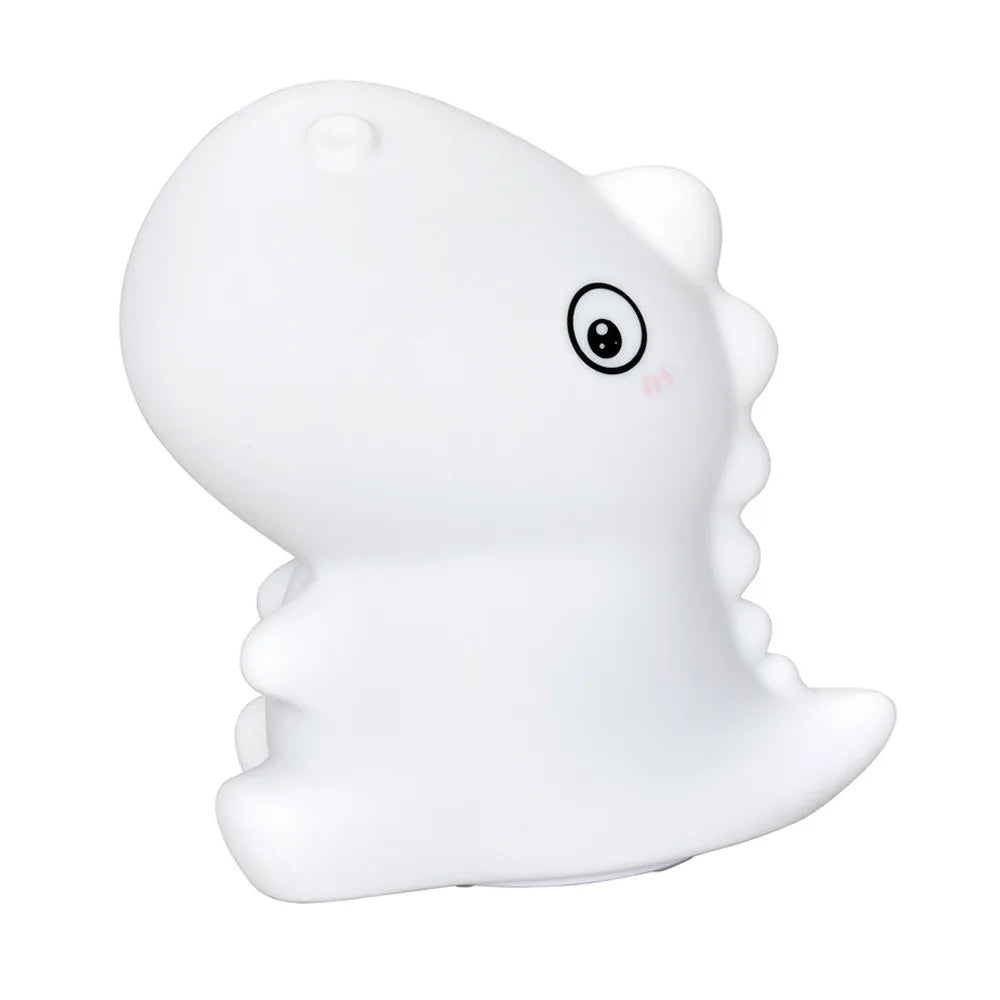 Dinosaur Silicone LED Night Light | USB Rechargeable Kids Lamp