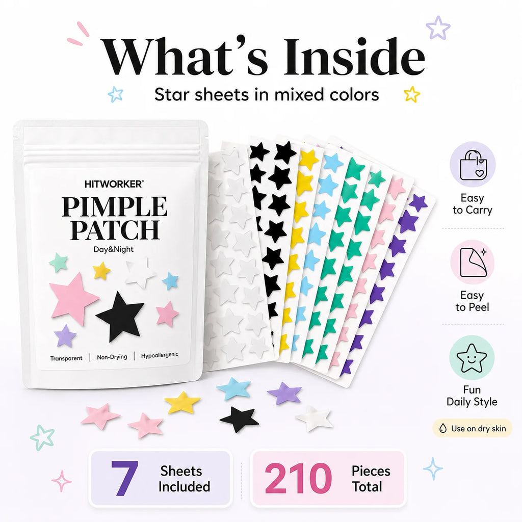 280/1120Pcs star shaped - containing tea tree oil acne patch, alcohol free, non irritating absorption of acne secretions Oasis Select