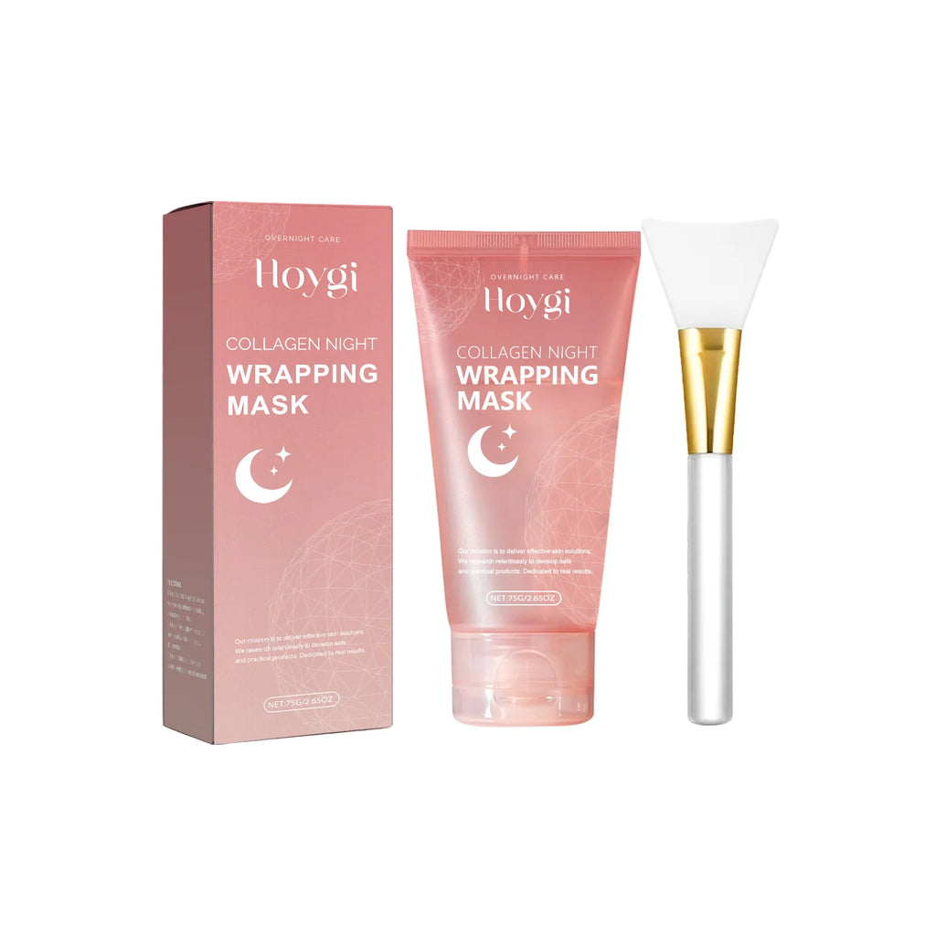 Hoygi Collagen Night Peel-Off Mask – Pores, Tone & Hydration Collagen Peel-Off Mask Oasis Select 75g boxed