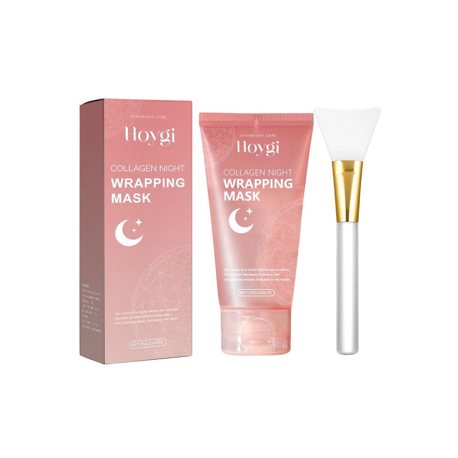 Hoygi Collagen Night Peel-Off Mask – Pores, Tone & Hydration Collagen Peel-Off Mask Oasis Select 75g boxed