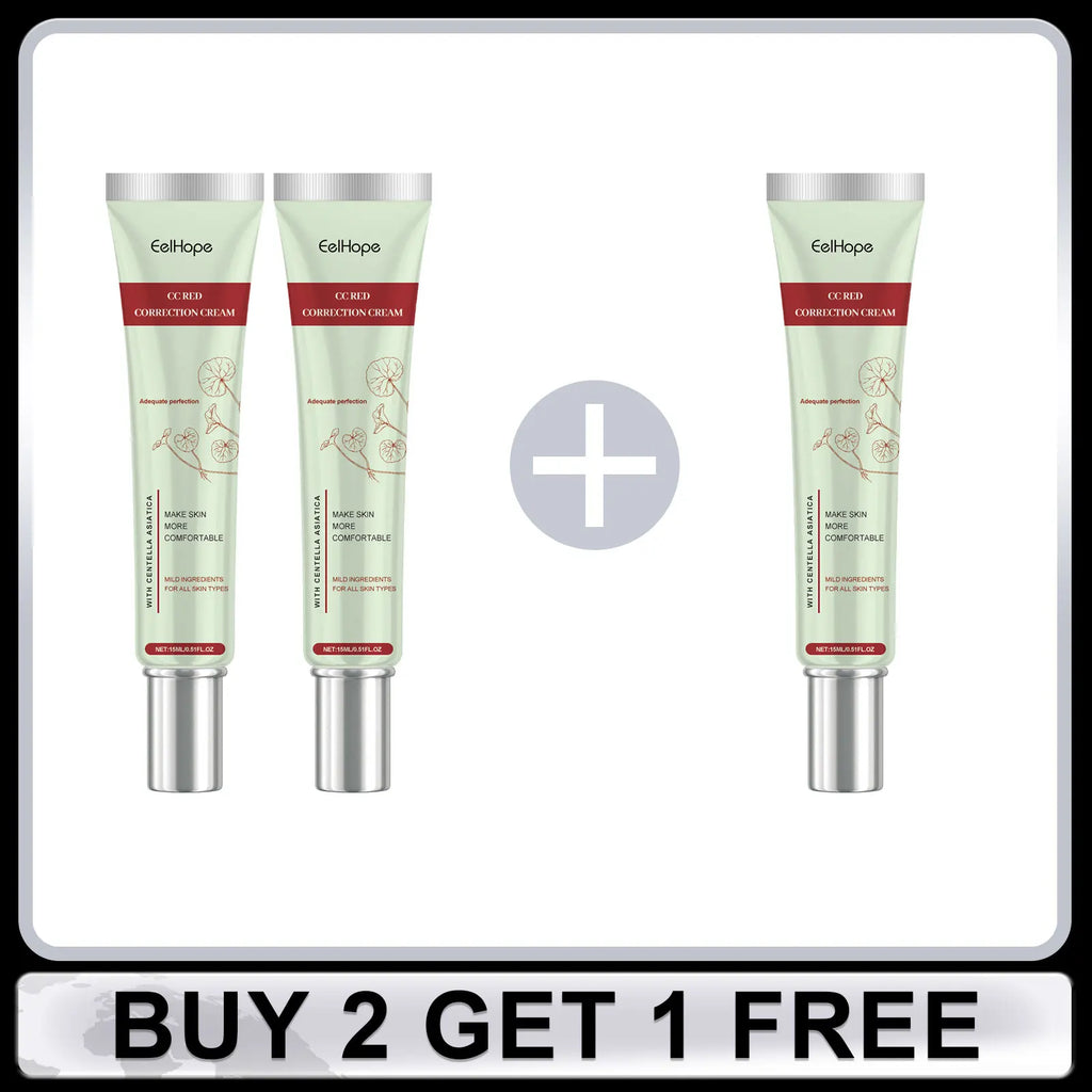 Centella Asiatica CC Cream Full Coverage Oil Control Brighten Skin Tone Long Lasting Cover Pores Moisturizing BB Cream Makeup Oasis Select Buy 2 Get 1 Free