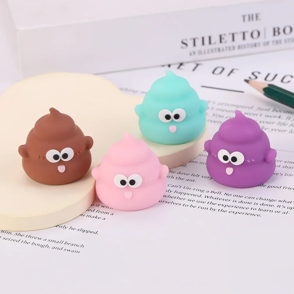 1pcs Creative Mini Cute Poop Pencil Sharpener for Elementary School Students Convenient Pencil Sharpener Children's Reward Gift Oasis Select