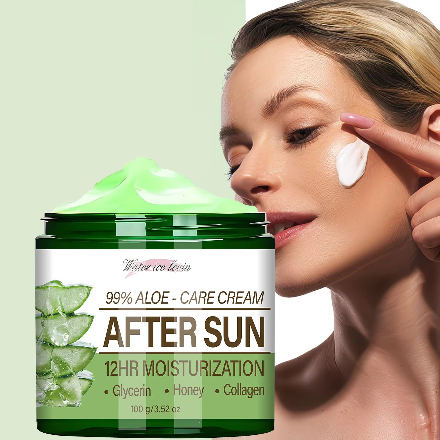 99% Aloe Vera After Sun Cream – 12HR Collagen & Glycerin Moisture After Sun Cream Oasis Select