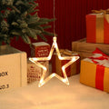 Christmas LED Snowflake Window Light | Suction Cup Xmas Decor