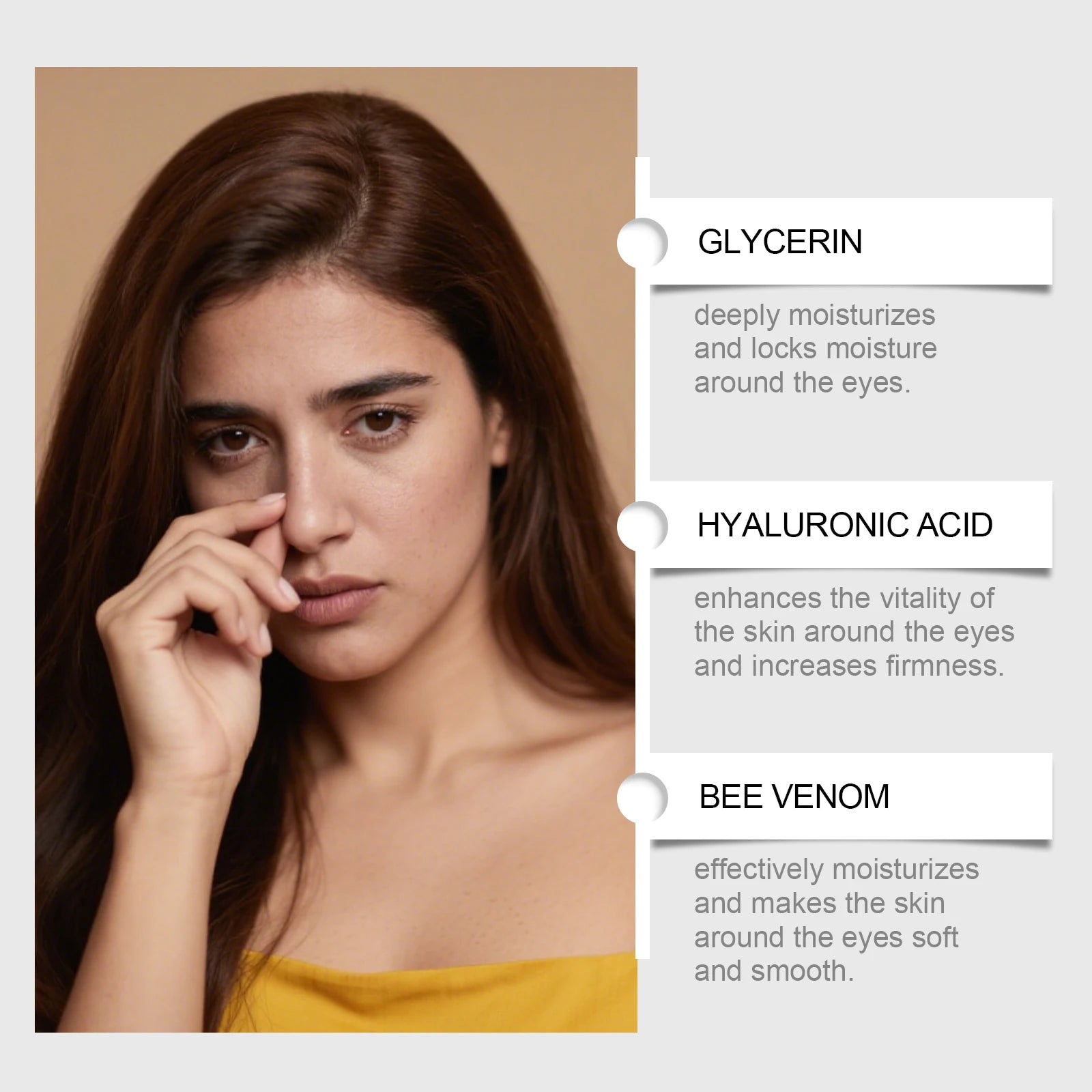 Tightener Eye Cream Remove Dark Circles Eye Bags Lifting Firming Elimination Reduces Puffiness Eye Skin Repair Cream Oasis Select