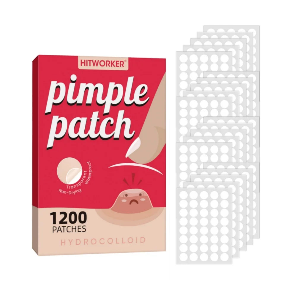 1200pcs/set of round hydrogel patch for acne coverage, which can effectively absorb acne secretion and mildly clean pores Oasis Select 800pcs