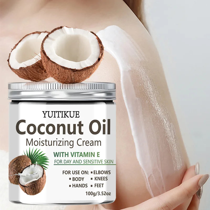 YUITIKUE Coconut Oil Body Cream – 24H Moisturizer 100g