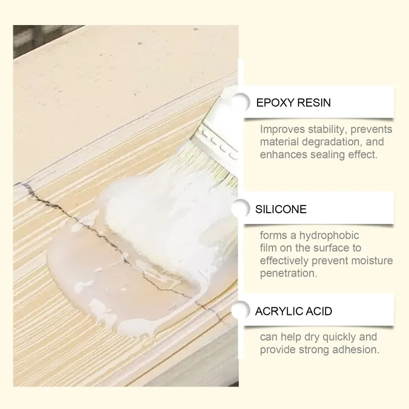 Transparent Sealing Coating Waterproof Coating Sealant Agent Invisible Strong Insulating Sealant Clear Sealant Repair Tool Kit Oasis Select