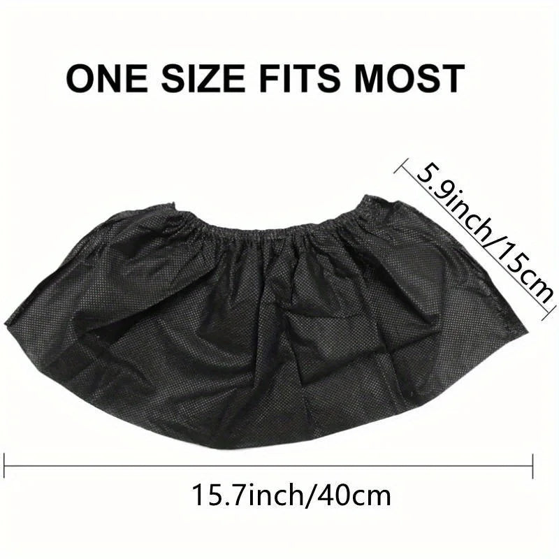 100PCS Disposable Shoe Covers Non-Slip Foot Boot Booties Covers Overshoes Non-Woven Foot Protector for Floor Indoor Shoes Home Oasis Select