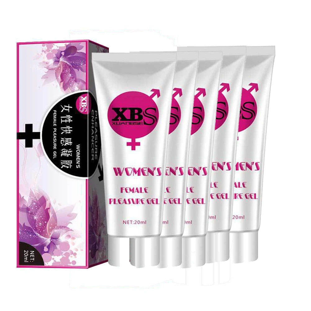 Female Pleasure Gel – Intimacy Lubricant for Women 1/3/5/10 Pack Intimate Pleasure Gel Oasis Select 20ml X5