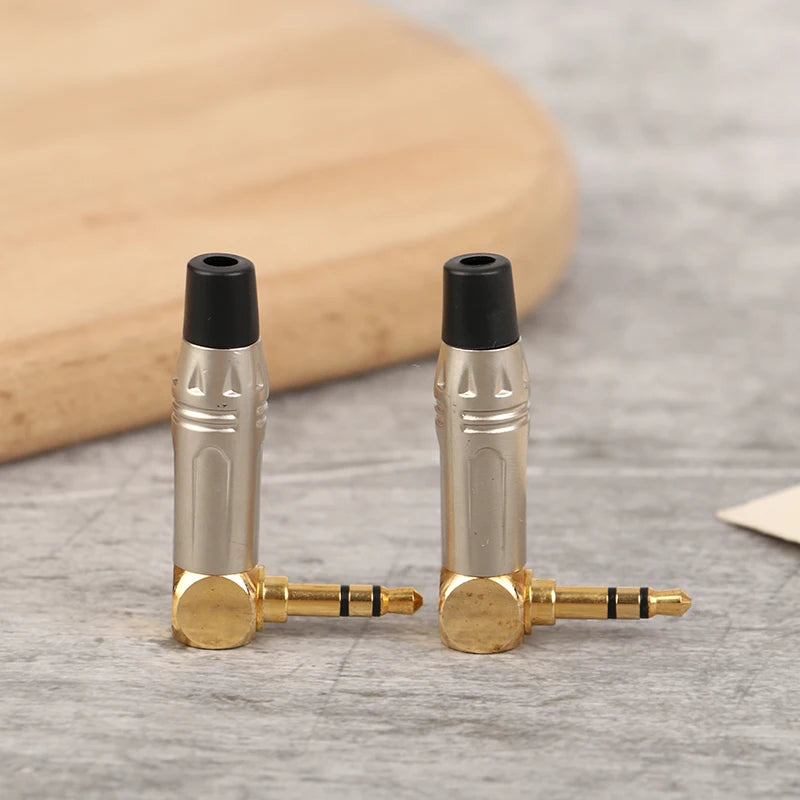 New Sale 1pc Right Angle Mini Jack 3.5mm Stereo Right Angle Male Plug Audio Repair Earphone Soldering Adapter Solder Connector Oasis Select
