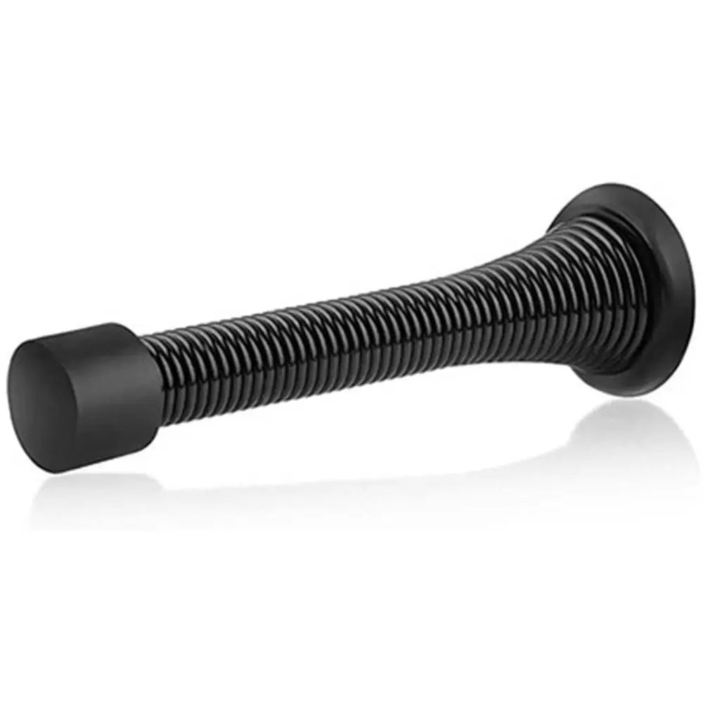 Iron Spring Door Crash Pad Door Handle Guard Stopper Anti-Collision Wall Protector Door Stopper Lock Protective Oasis Select black