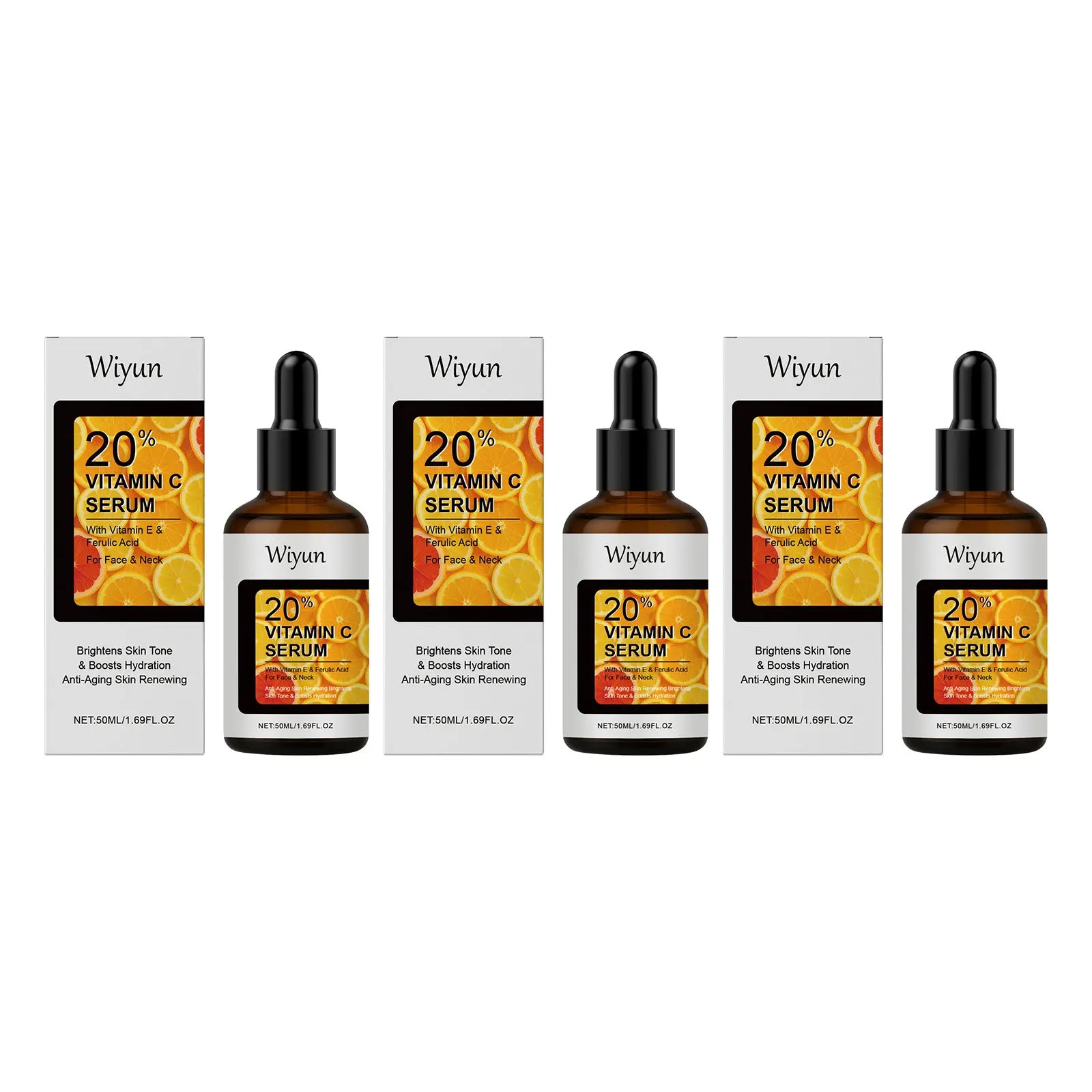 Vitamin C Fine Line Remover Face Serum Lifting Firm Remove Wrinkle Dark Spot Moisturizing Beauty Skin Whitening Brighten Essence Oasis Select 3pcs