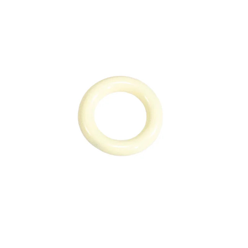 50pcs 9mm Mix Color Soldered Closed Jump Rings Small O Ring Connector for DIY Bracelet Necklace Craft Jewelry Making Oasis Select Rice White 1.7X9mm