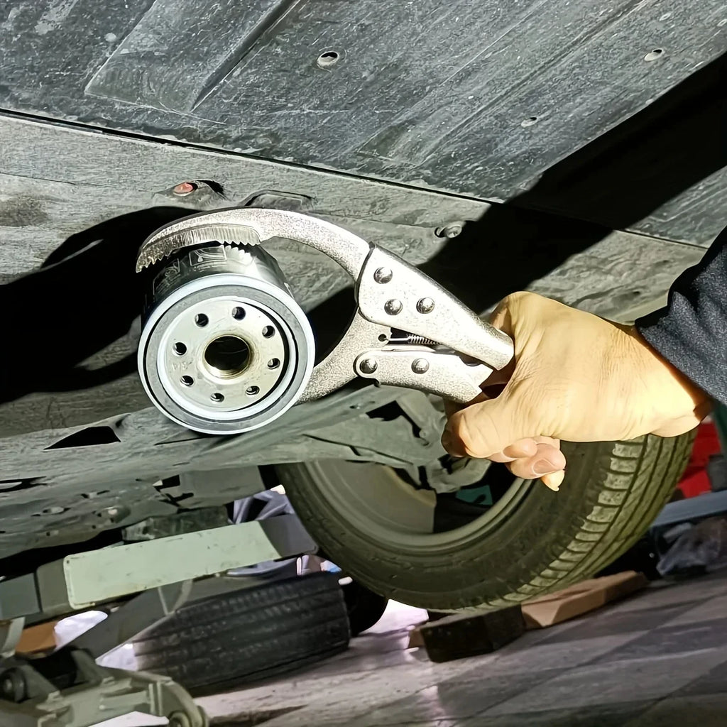 Adjustable Multi-Function Engine Oil Filter Wrench Clamp Grid Oil Change Car Disassembly Tool Repair Clamp Filter Wrench Oasis Select