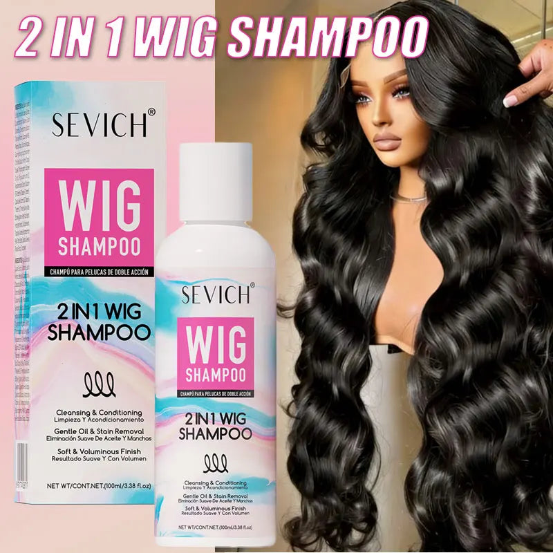 Sevich 2-in-1 Wig Shampoo & Conditioner – Anti-Frizz 100ml Wig Shampoo Conditioner Oasis Select