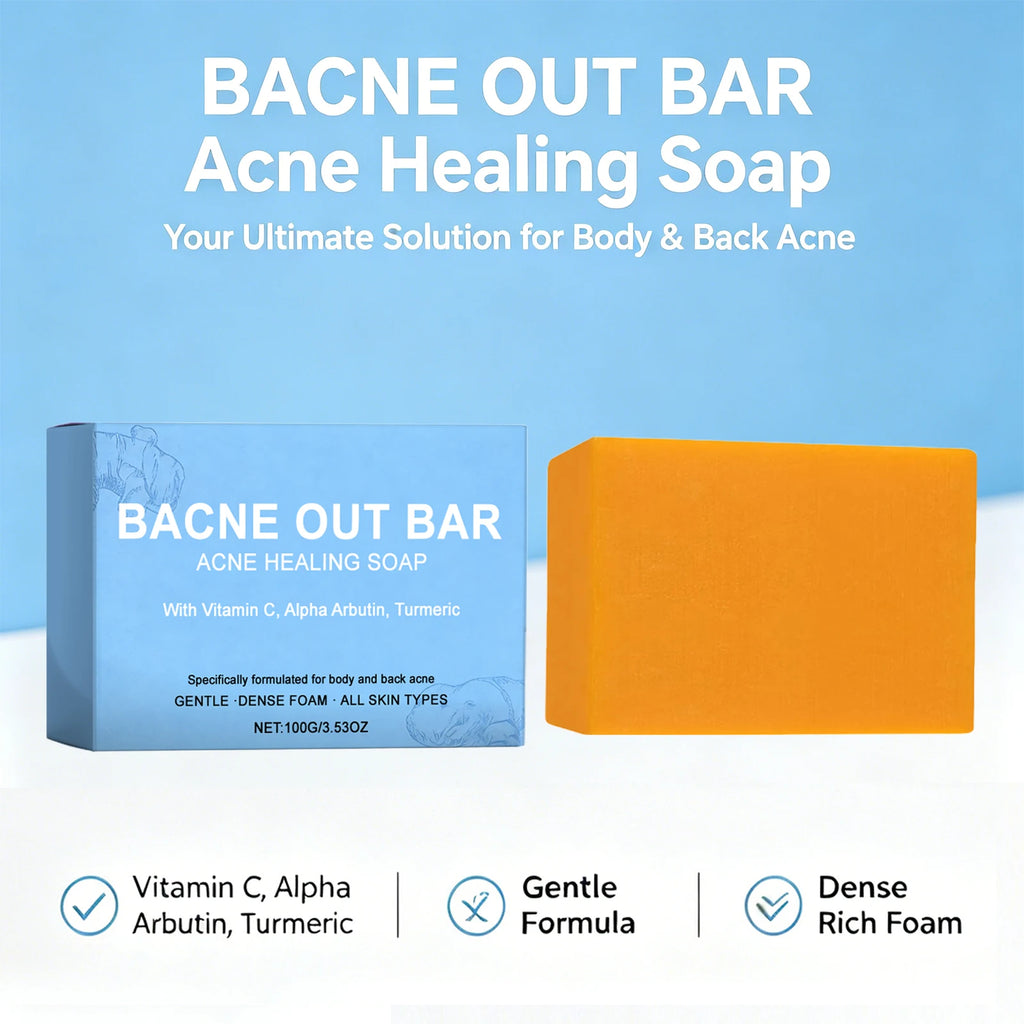 Vitamin C Cleansing Soap with Turmeric Moisturizing & Softening Oil Control Brightens Skin Moisturizing Cleansing Essential Soap Oasis Select