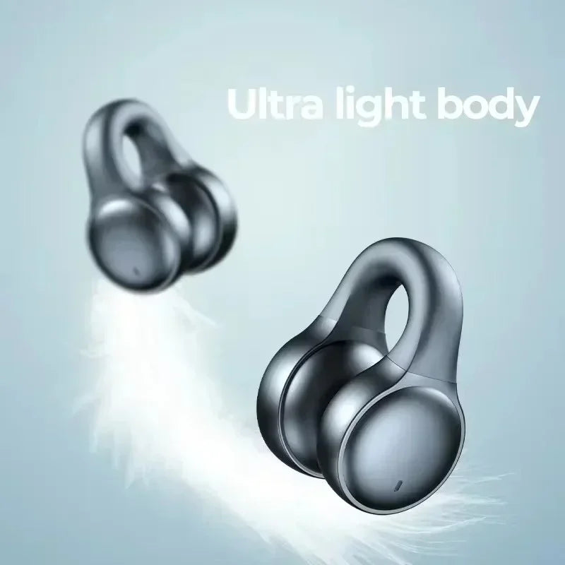 TWS Wireless Bone Conduction Headphones Bluetooth Earphones Waterproof Sports Earbuds Earring Ear Hook With Mic Headset Oasis Select
