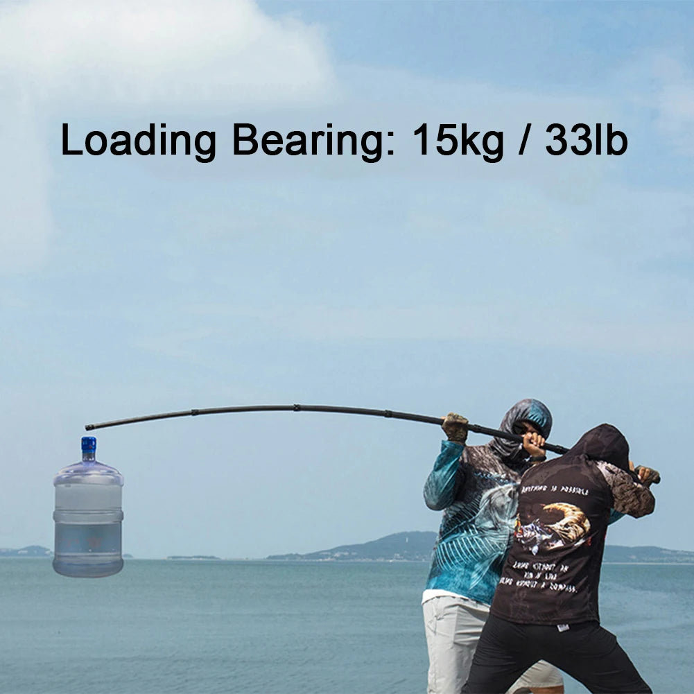 Fish Handle Collapsible Pole Carbon Fiber Telescoping Fishing LandingNet Rod Carp Fishing Tackle Portable Rod For Fishing Parts Oasis Select