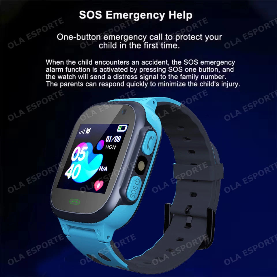 Kids Smart Watch GPS Tracker | SOS Call, Video Call & 2G SIM