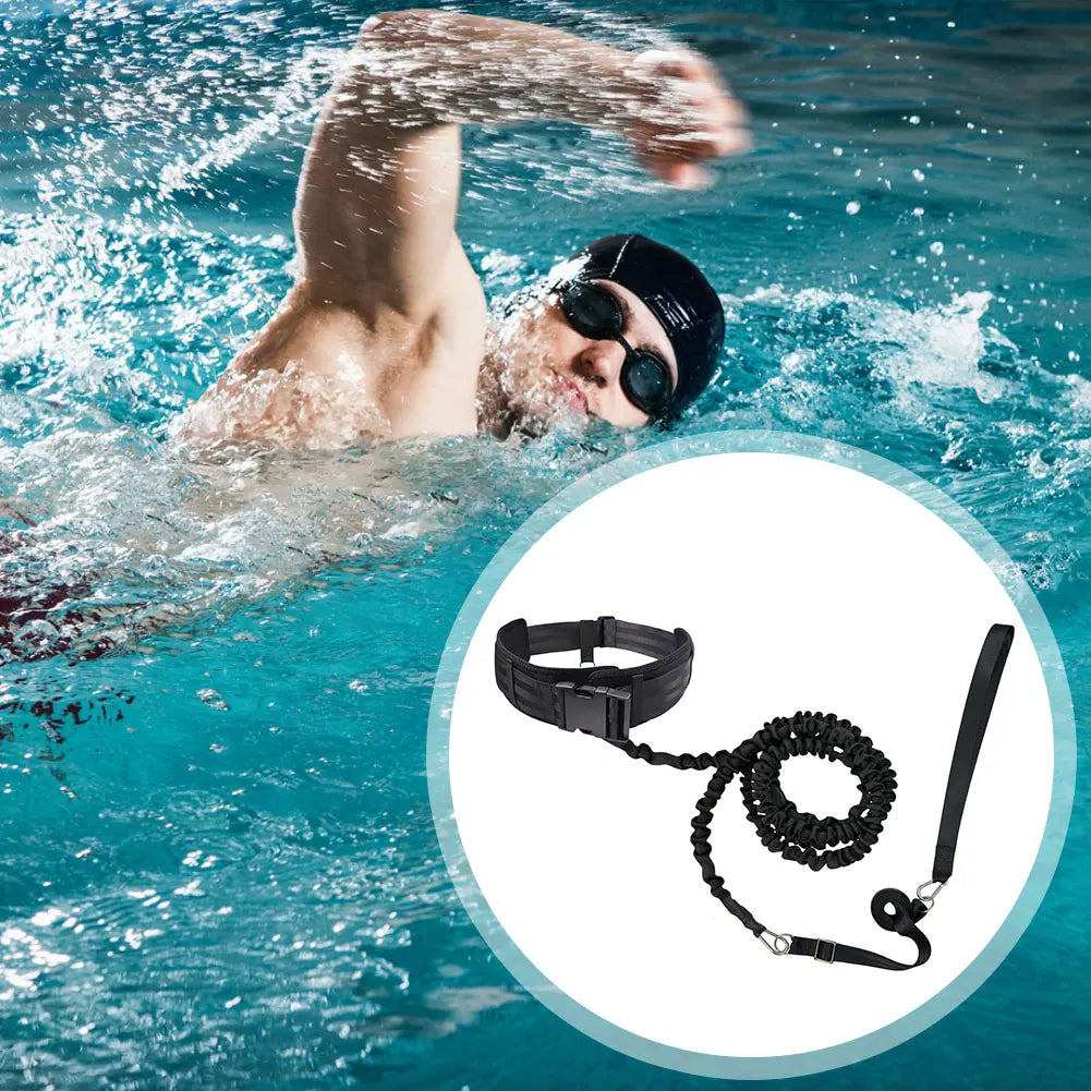 Swim Training Resistance Belt – Stationary Pool Harness Swim Training Belt Oasis Select