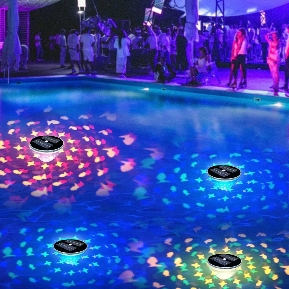 Solar Floating Pool Light – RGB 5-Mode LED Pond Lamp