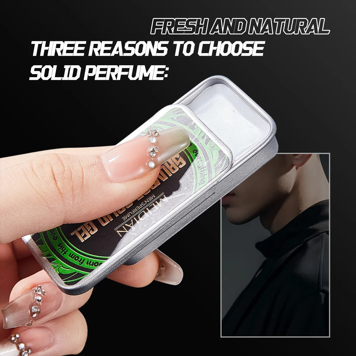 Men's Solid Perfume Balm Set – Fresh Long-Lasting Fragrance Solid Perfume Balm Oasis Select