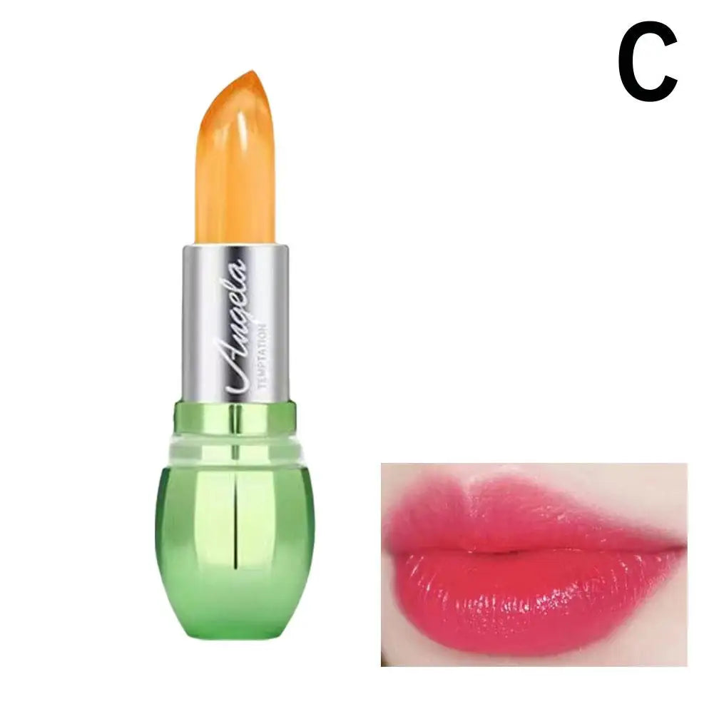 Moisturizing Aloe Vera Jelly Color Changing Lipstick Lasting Nutritious Lip Balm Gentle Magic Temperature Color Change Lip Gloss Oasis Select 03