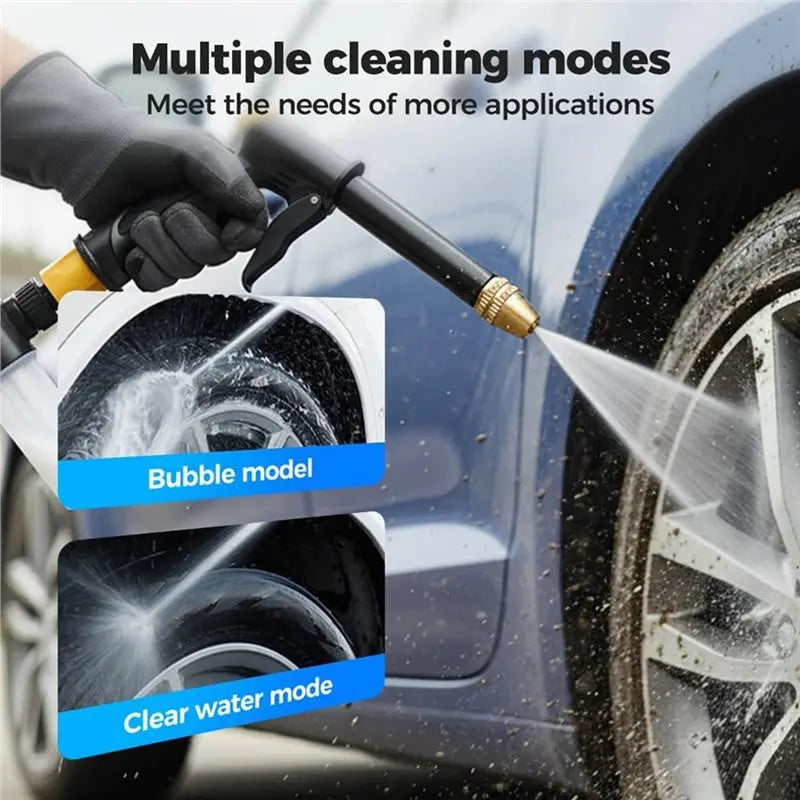 LIKE WISH For Garden Hose Compatible Jet Nozzle Power Washer, Pressure Washer Wand Featuring 3 Jet Nozzles For Car Washing Oasis Select