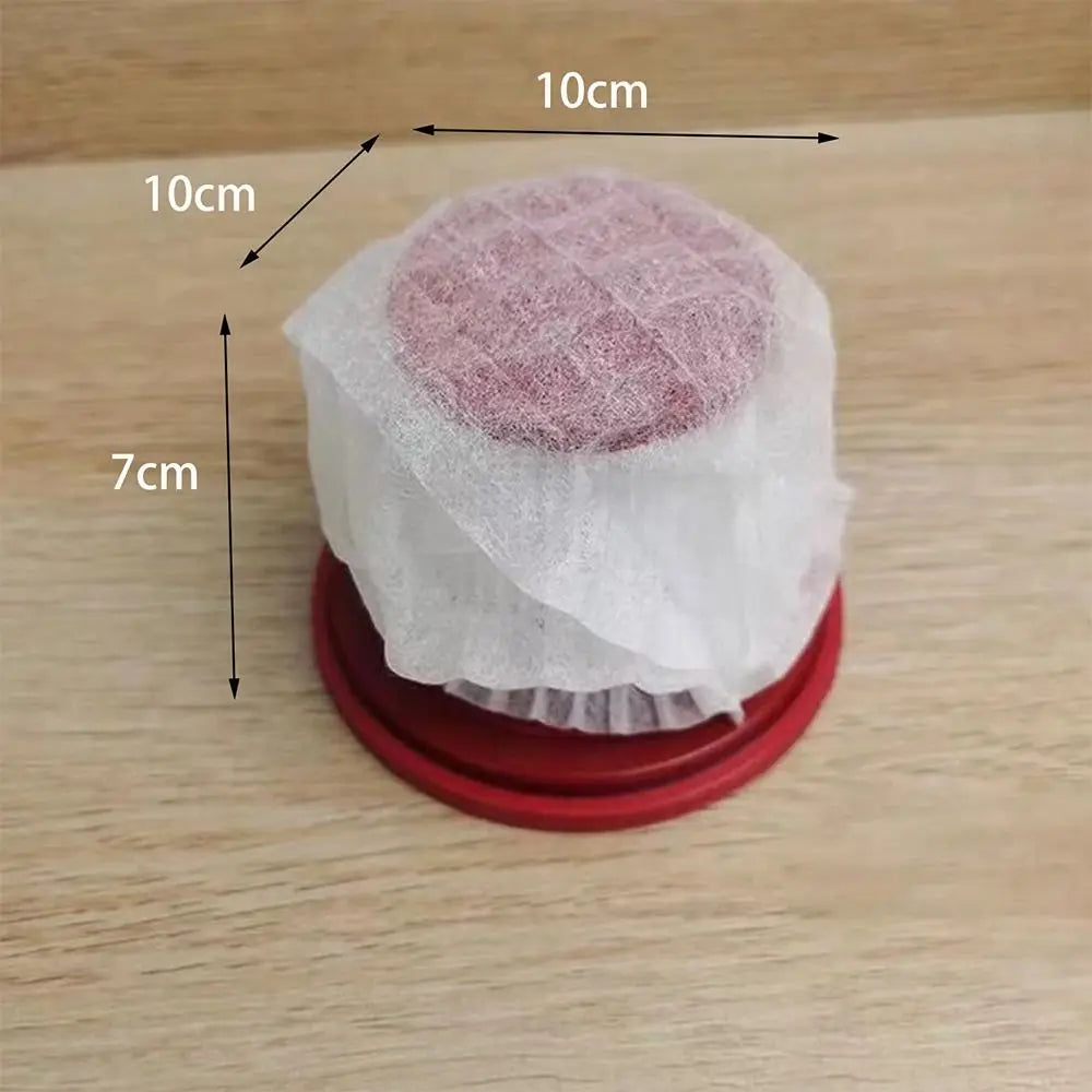 100PCS Non-wovens Vacuum Cleaner Filter Mesh Mesh Dust-proof Dust Collection Filter Disposables Durable Filter Cover Accessories Oasis Select