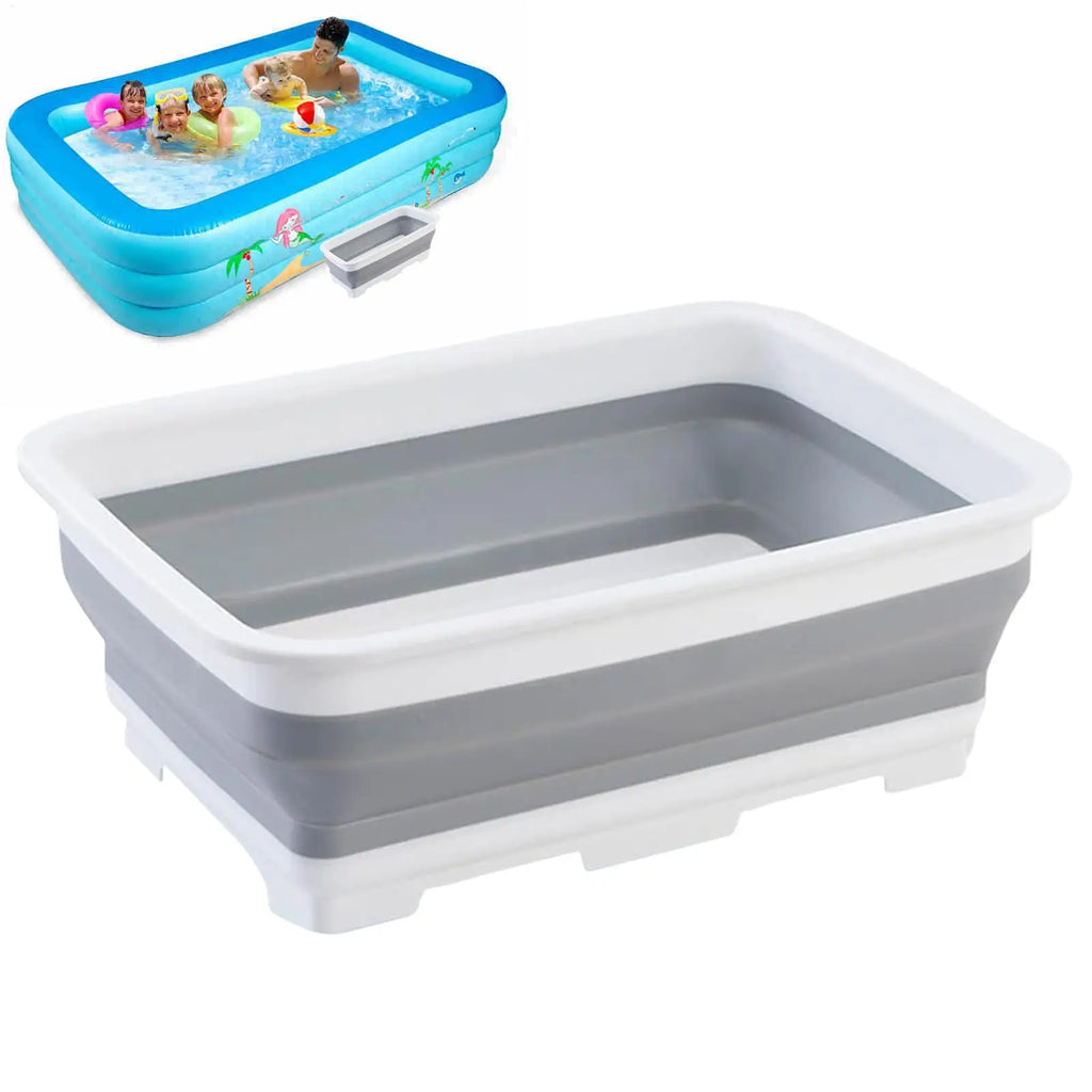 Foldable Foot Bath Folding Foot Bath Bowl Feet Soaking Bucket Pool Accessories for Hot Water Dry Skin Pedicure Salon Home Oasis Select
