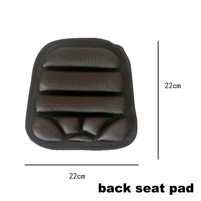 2 Pack Motorcycle Seat Pad 3D Comfort Gel Cushion Seat Breathable Universal Shock Absorbing Seat Cover for Advanced Mountain Oasis Select back seat pad