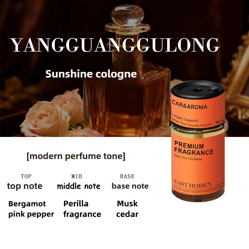 AI Intelligent Sensing Car Fragrance Diffuser USB Powered Atomizer Essential Oil Diffuser with Spraying Home Fragrance Fresh Air Oasis Select Sunshine Gulong 160ml