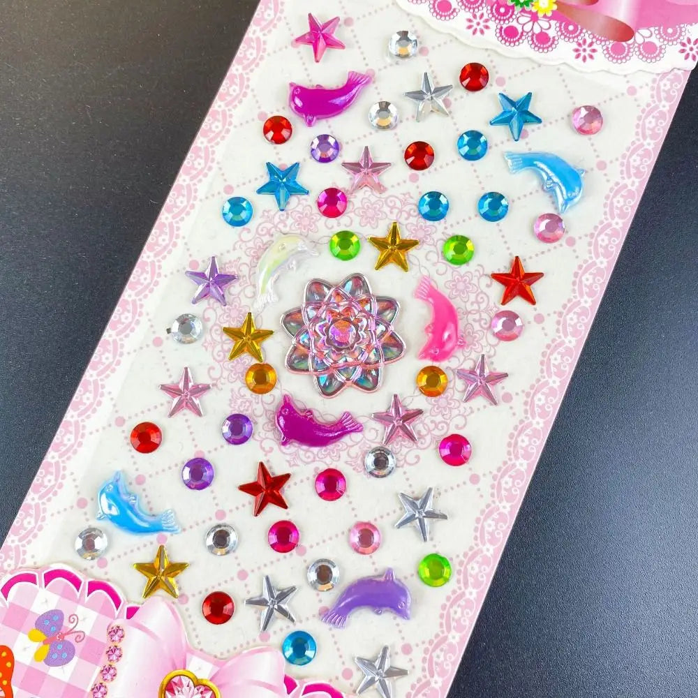 Decoration Stickers 3D Gem Stickers Scrapbooking Self Adhesive DIY Acrylic Gem Sticker DIY Mobile Phone Oasis Select 6