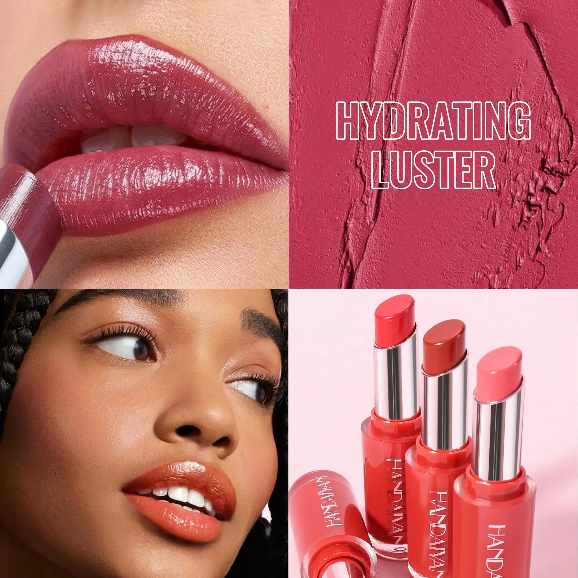Handaiyan Velvet Matte Lipstick – 8 Colors, Long-Lasting