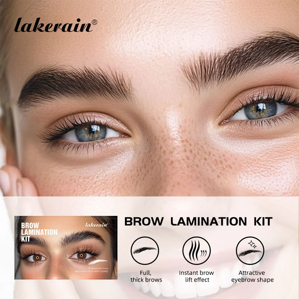 Semi-permanent Brow Lift Perming Brow Lamination Kit Professional With Cling Film Nutrition Keratin Perming Lotion For Home Use Oasis Select