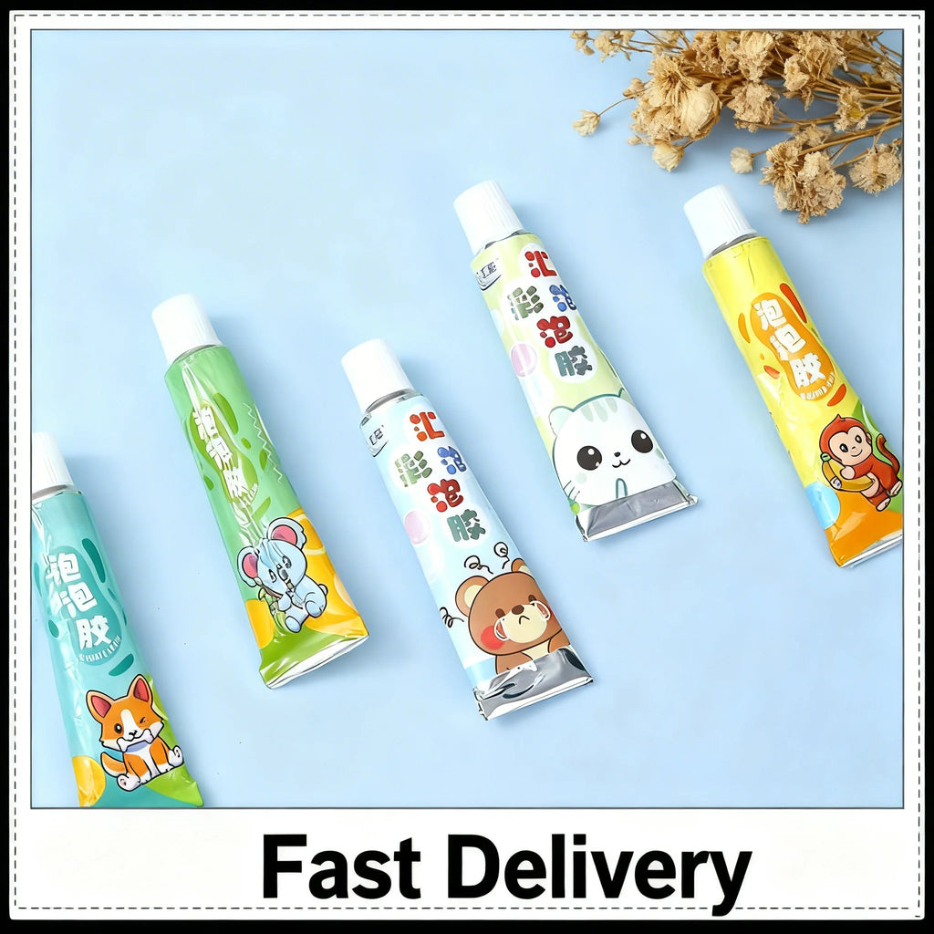 Bubble Blowing Gel Tubes – Kids Party Favours & Carnival Prizes