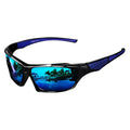 Polarized Sunglasses Men Comprehensive Protection Sun Glasses Comfortable Lightweight Frame Sport Eyeglasses for Driving Fishing Oasis Select Blue