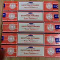 5BOX NAG Champa Incienso Satya Incense Collection Satya Handmade Sticks with Flavors Refreshing Medicinal Aromas Home Fragrances Oasis Select EGYPTIAN PYRAMID 5 small box