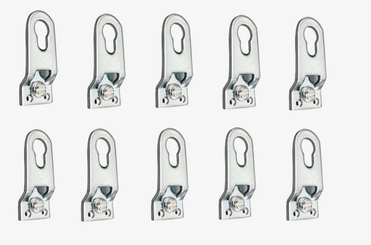 10pcs/Set Picture Hangers Metal Keyhole Hanger Fasteners for Picture Photo Frame Furnniture Cabinet Accessory Oasis Select 10pcs