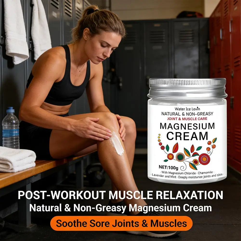 Nerve Relief Magnesium Cream, Magnesium Body Butter Deeply Moisturizes Skin,Non-Greasy Relief for Knee Joint & Muscle Comfort Oasis Select