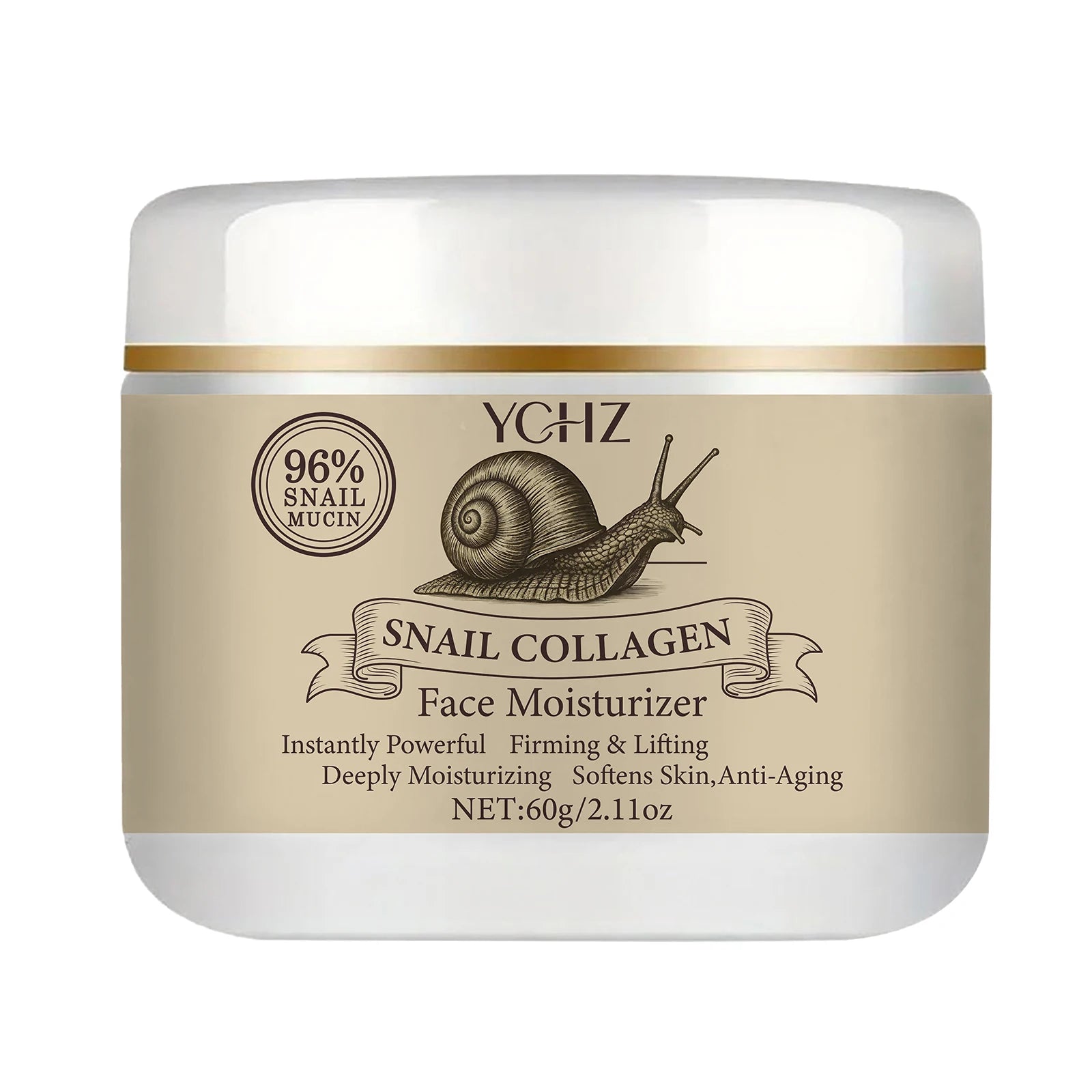 Snail Mucin 96% & Collagen Cream 60g – Korean Moisturizer