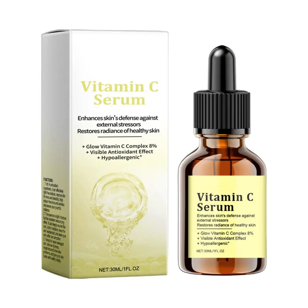20% Vitamin C Liquid Serum Anti-aging Whitening VC Hyaluronic Acid Face Serum Brighting Moisturising Fade Fine Lines Skin Care Oasis Select 30ml 04 CN