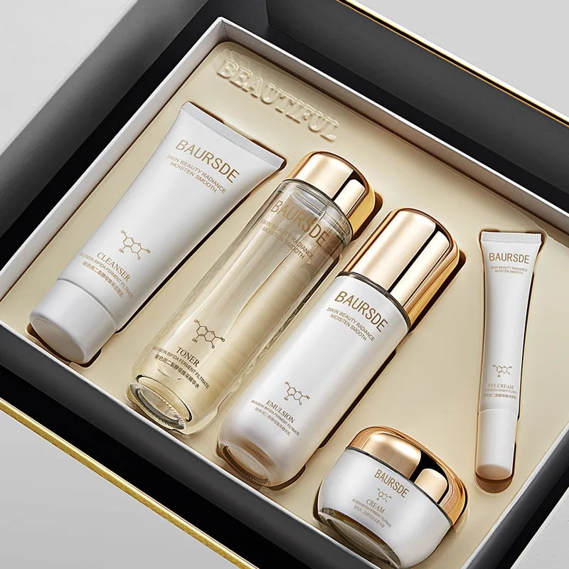 Retinol Skincare 5-Piece Set – Niacinamide & Centella Skincare Bundle Set Oasis Select