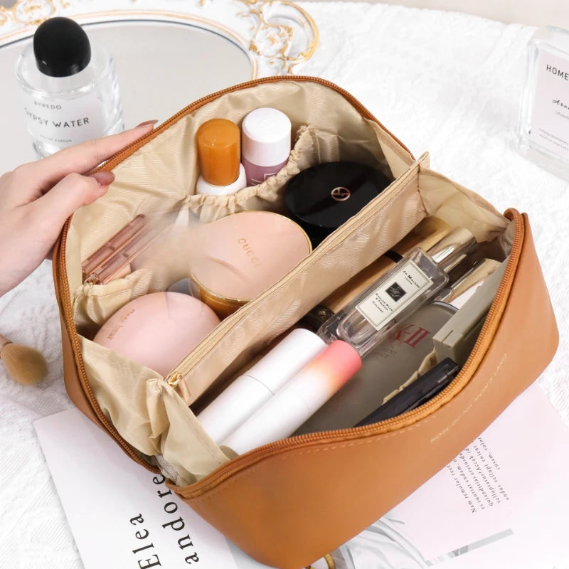 Makeup Bag Portable Large Capacity Beauty and Skincare Storage Bag High Appearance Level Waterproof Clutch Bag Oasis Select