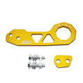 1 Set Universal Aluminum Alloy Rear Tow Hook Racing Rear Tow Hook Rhombic Towbar Towing Tools For Civic Fit Jazz Gk5 Oasis Select Gold