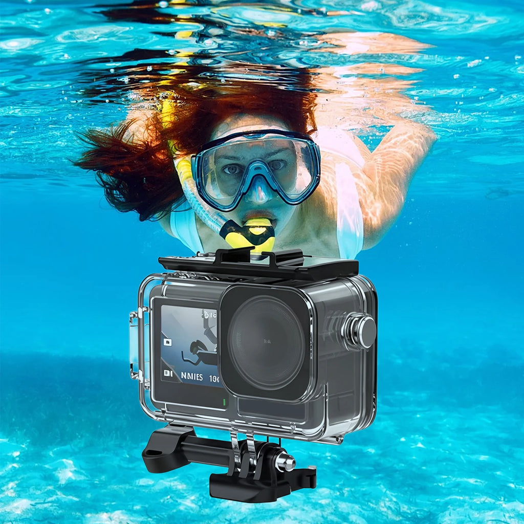Action Camera Accessories Kit for DJI Osmo Action 6 Essential Accessories Kit with Waterproof Housing+Silicone Case+ Suction Cup Oasis Select China Mainland