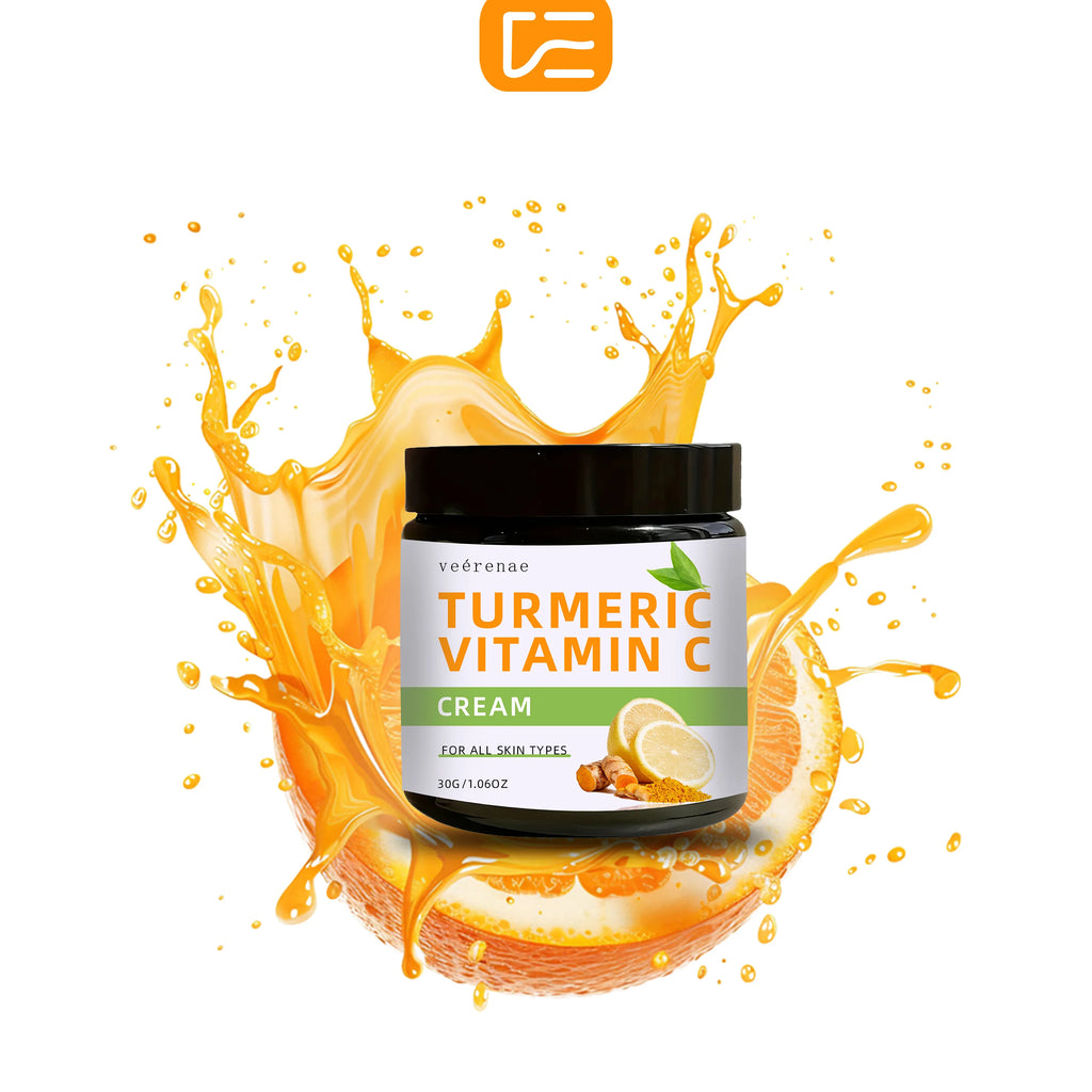 Turmeric & Vitamin C Face Cream – Firms & Brightens All Skin